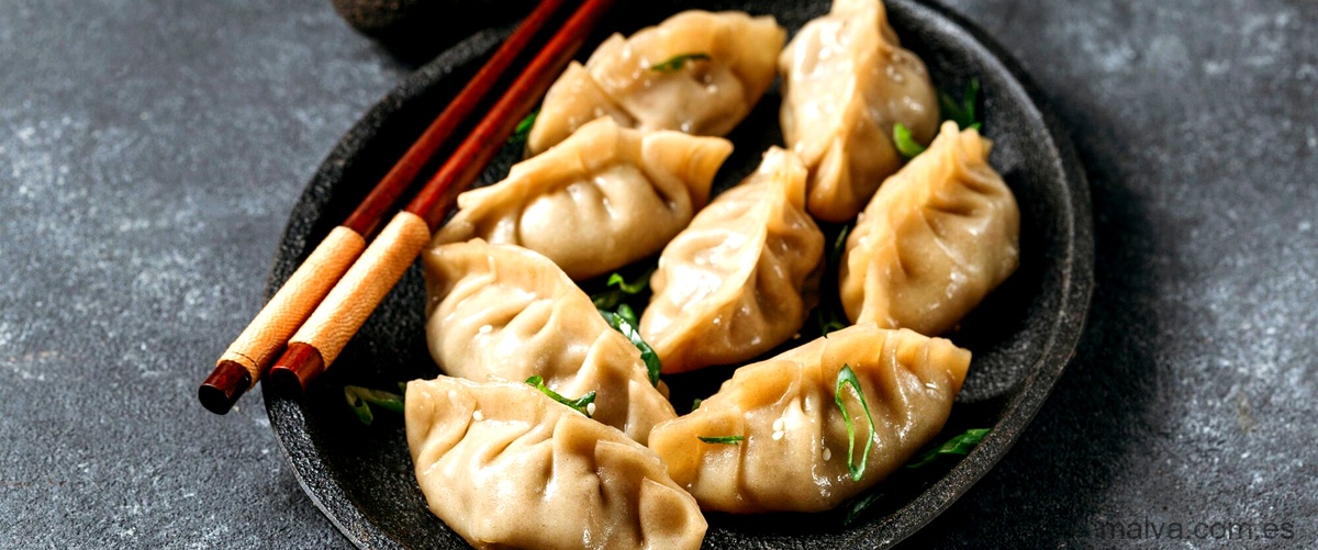 ¿Cómo se llaman los dumplings japoneses?