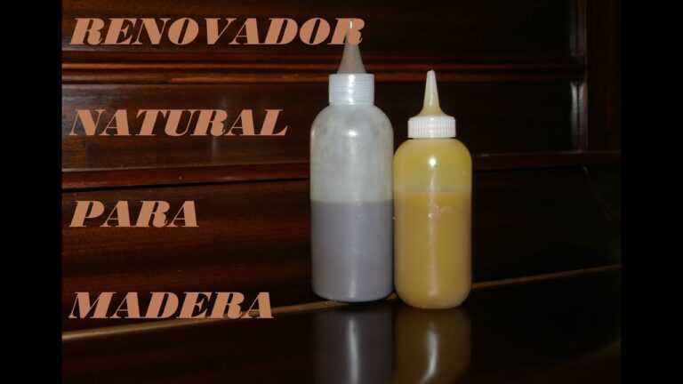 Nutrir la madera de forma casera: consejos efectivos