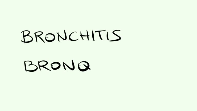 Bronquitis en inglés: Síntomas y tratamiento