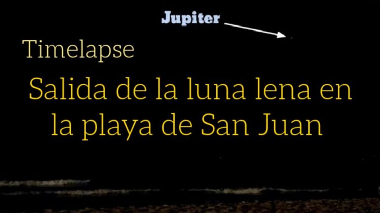 Horario de salida de la luna en Alicante