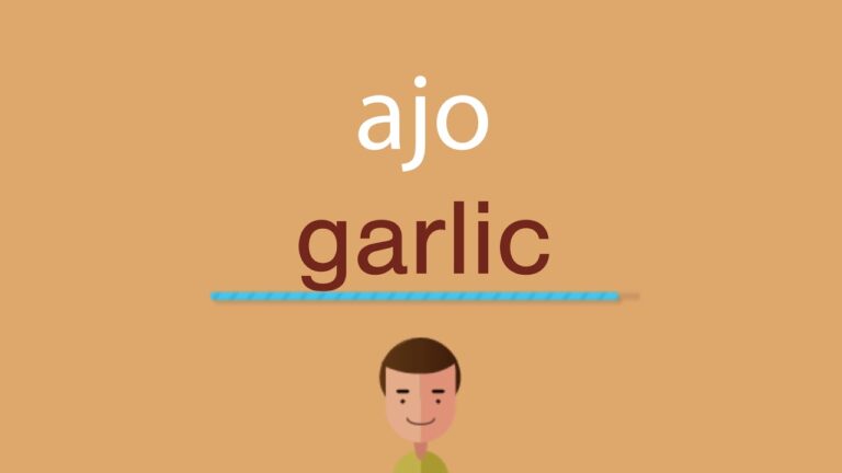 Cómo se dice ajo en inglés: Guía completa
